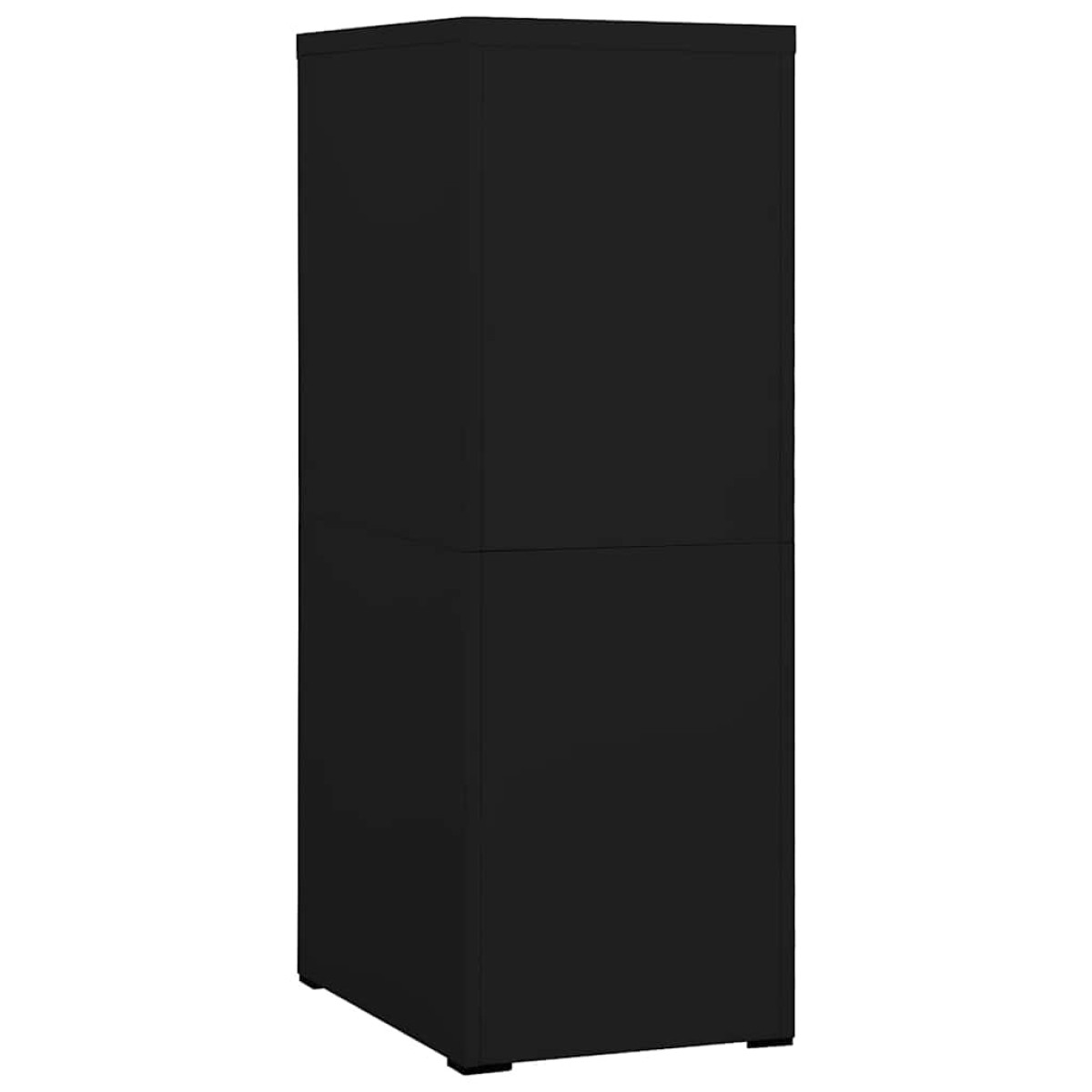 vidaXL Αρχειοθήκη Μαύρη 46 x 62 x 133 εκ. από Ατσάλι