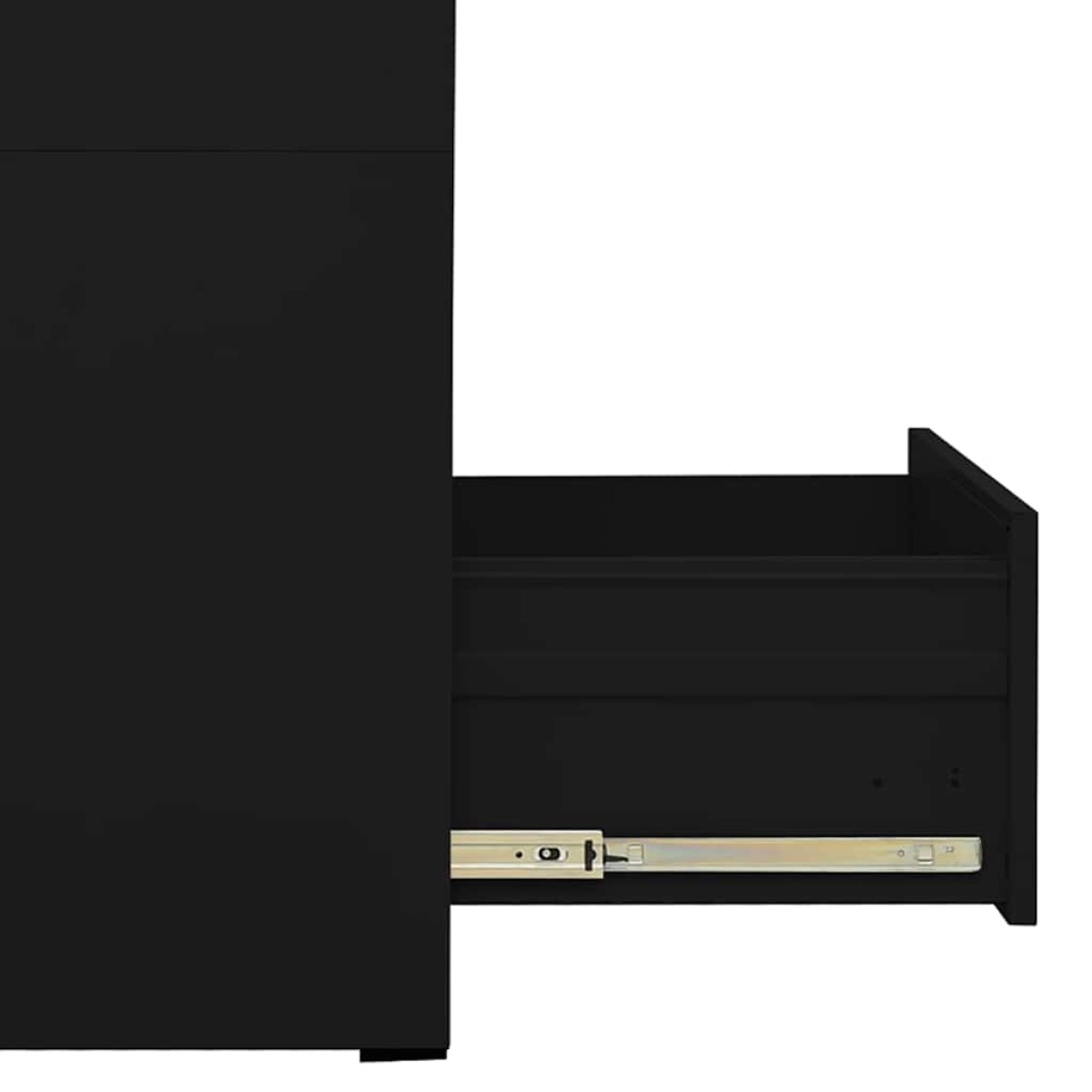 vidaXL Αρχειοθήκη Μαύρη 46 x 62 x 133 εκ. από Ατσάλι