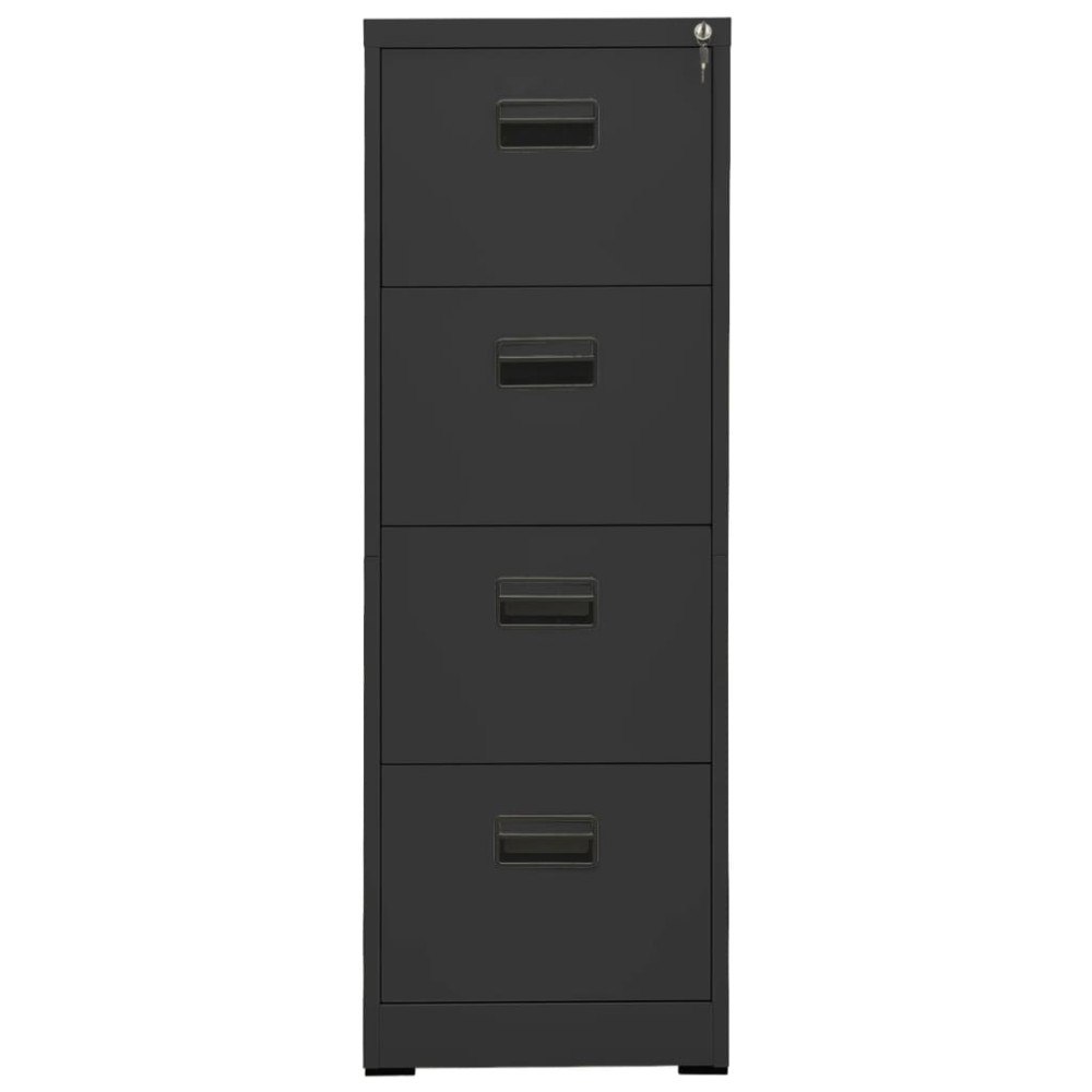 vidaXL Αρχειοθήκη Ανθρακί 46 x 62 x 133 εκ. από Ατσάλι