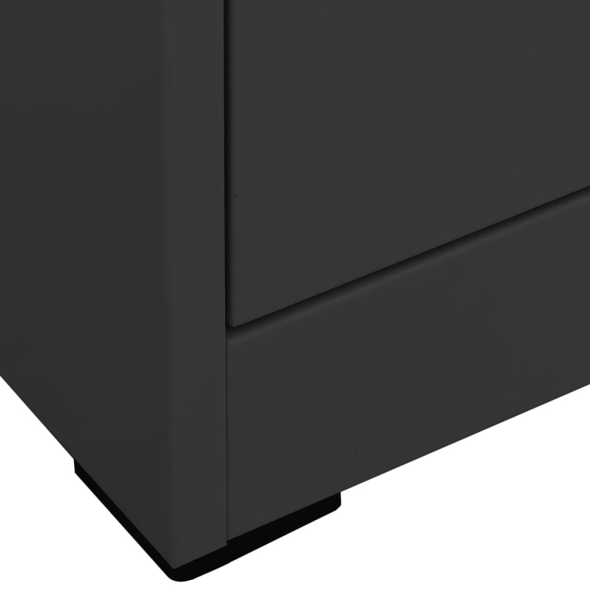 vidaXL Αρχειοθήκη Ανθρακί 90 x 46 x 134 εκ. από Ατσάλι