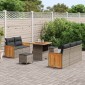 vidaXL Σετ Καναπέ Κήπου 8 τμχ. 8-Αριθμός καθισμάτων Γκρι