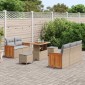 vidaXL Σετ Καναπέ Κήπου 8 τμχ. 8-Αριθμός καθισμάτων