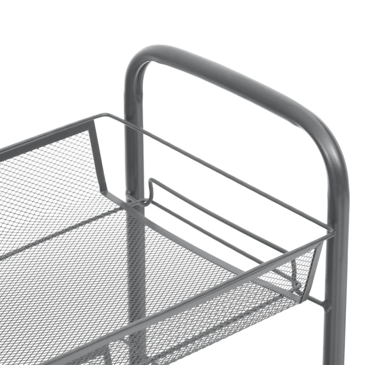 vidaXL Τρόλεϊ Κουζίνας 5 Επιπέδων Γκρι 46 x 26 x 105 εκ. Σιδερένιο