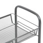 vidaXL Τρόλεϊ Κουζίνας 5 Επιπέδων Γκρι 46 x 26 x 105 εκ. Σιδερένιο