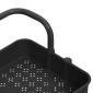 vidaXL Τρόλεϊ Κουζίνας 3 Επιπέδων Μαύρο 42 x 35 x 85 εκ. Σίδερο/ABS