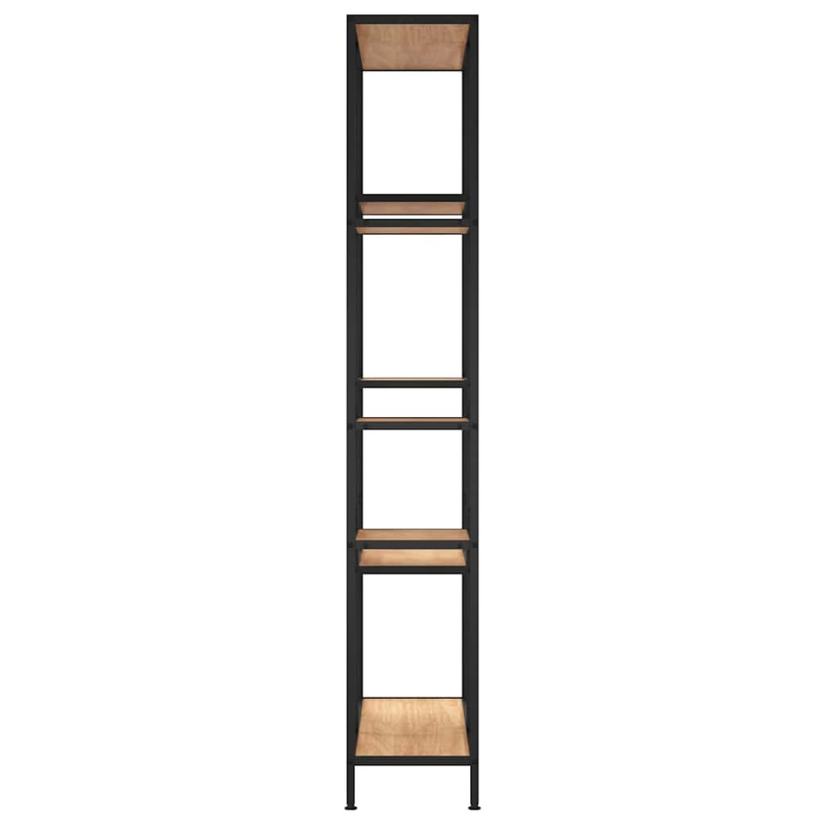 vidaXL Βιβλιοθήκη 80 x 30 x 180 εκ. από Ατσάλι και Επεξεργασμένο Ξύλο