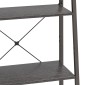 vidaXL Ραφιέρα Όρθια 4 Επιπέδων Μαύρη 56 x 35 x 140 εκ.