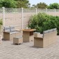 vidaXL Σετ Καναπέ Κήπου 8 τμχ. 7-Αριθμός καθισμάτων