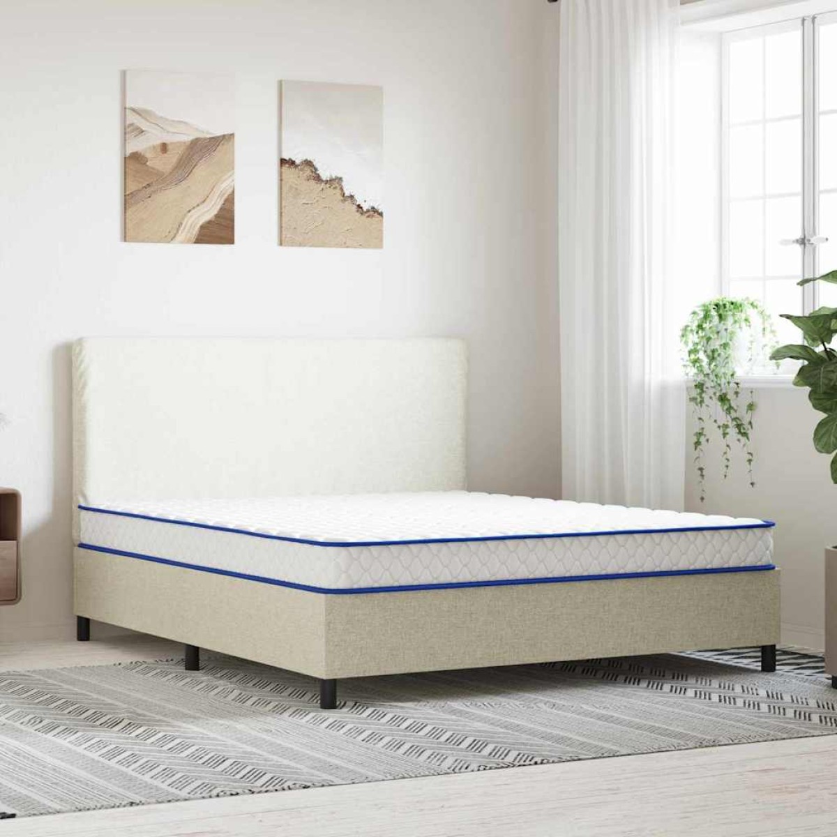 vidaXL Στρώμα vidaXL Στρώμα Μαλακό Λευκό 200 x 160 x 17 εκ PU Αφρός