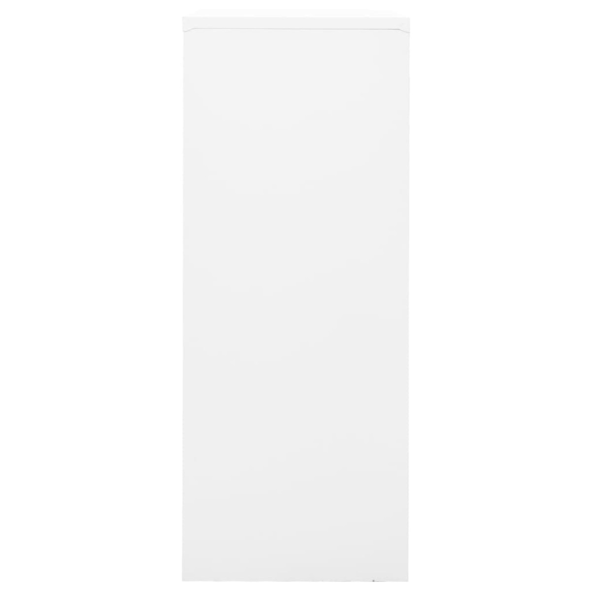 vidaXL Ντουλάπα Γραφείου Λευκή 90 x 40 x 102 εκ. Ατσάλινη