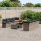 vidaXL Σετ Καναπέ Κήπου με μαξιλάρι Γκρι 100 x 100 x 71 cm