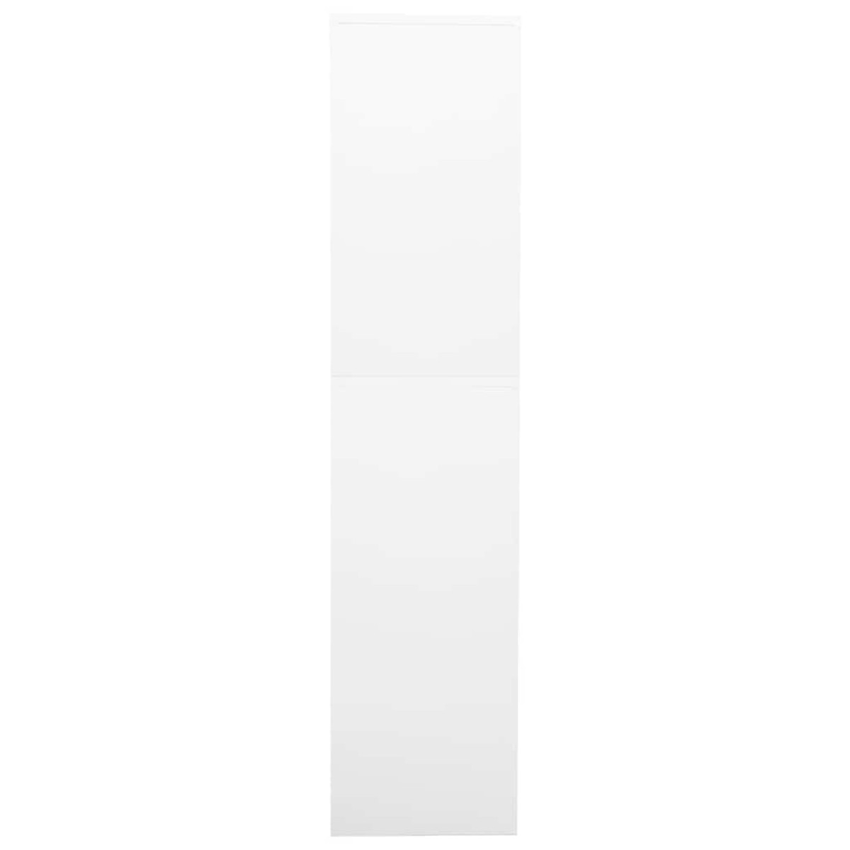 vidaXL Ντουλάπα Γραφείου Λευκή 90 x 40 x 180 εκ. Ατσάλινη