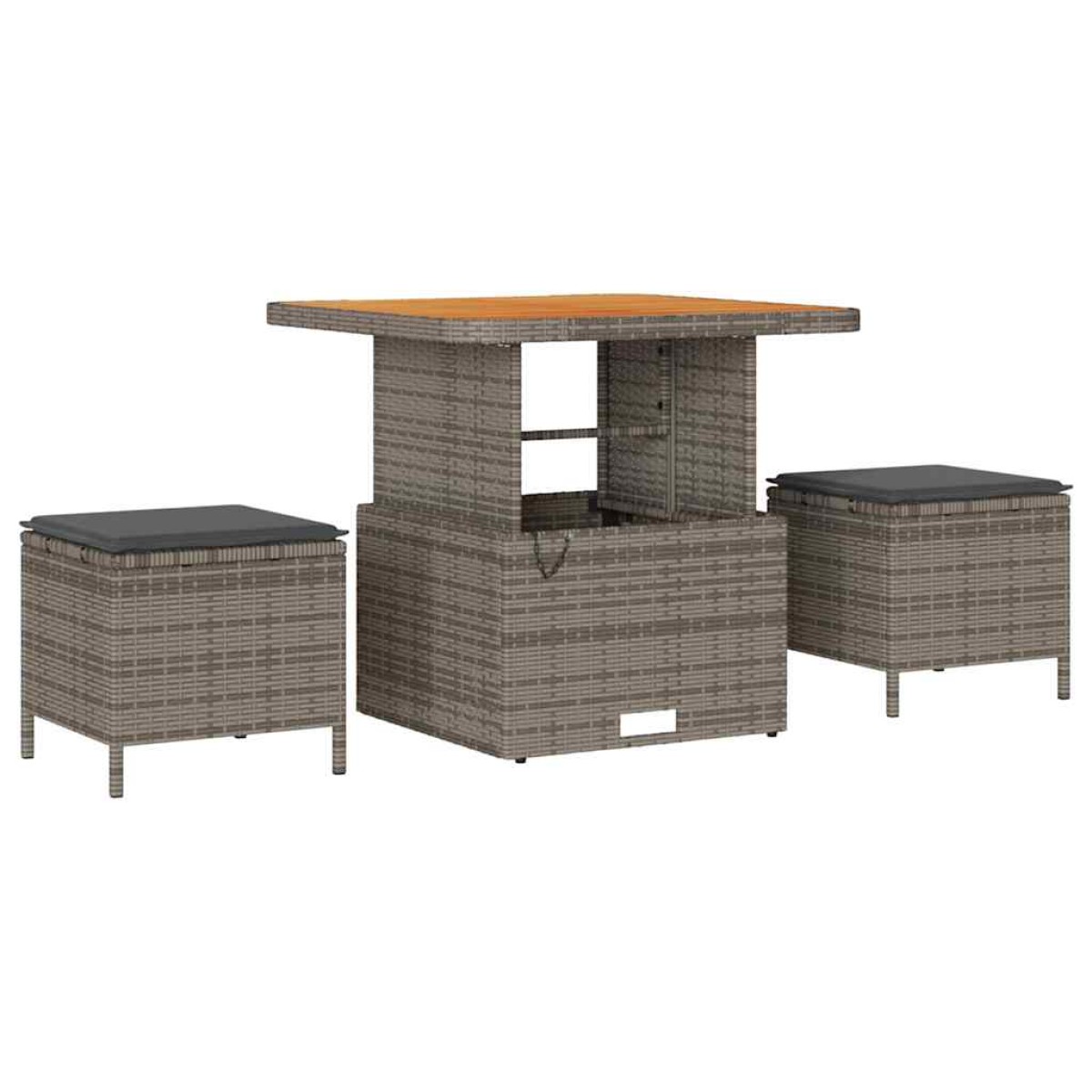 vidaXL Σετ Καναπέ Κήπου 10 τμχ. 9-Αριθμός καθισμάτων Γκρι