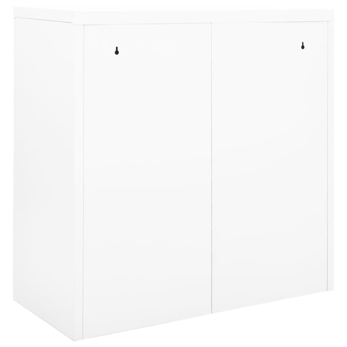 vidaXL Ντουλάπι με Συρόμενη Πόρτα Λευκό 90 x 40 x 90 εκ. Ατσάλινο