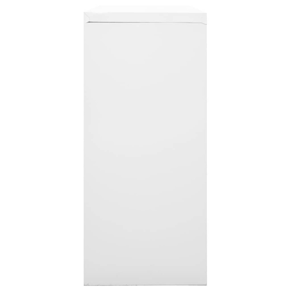 vidaXL Ντουλάπι με Συρόμενη Πόρτα Γκρι 90 x 40 x 90 εκ. Ατσάλινο