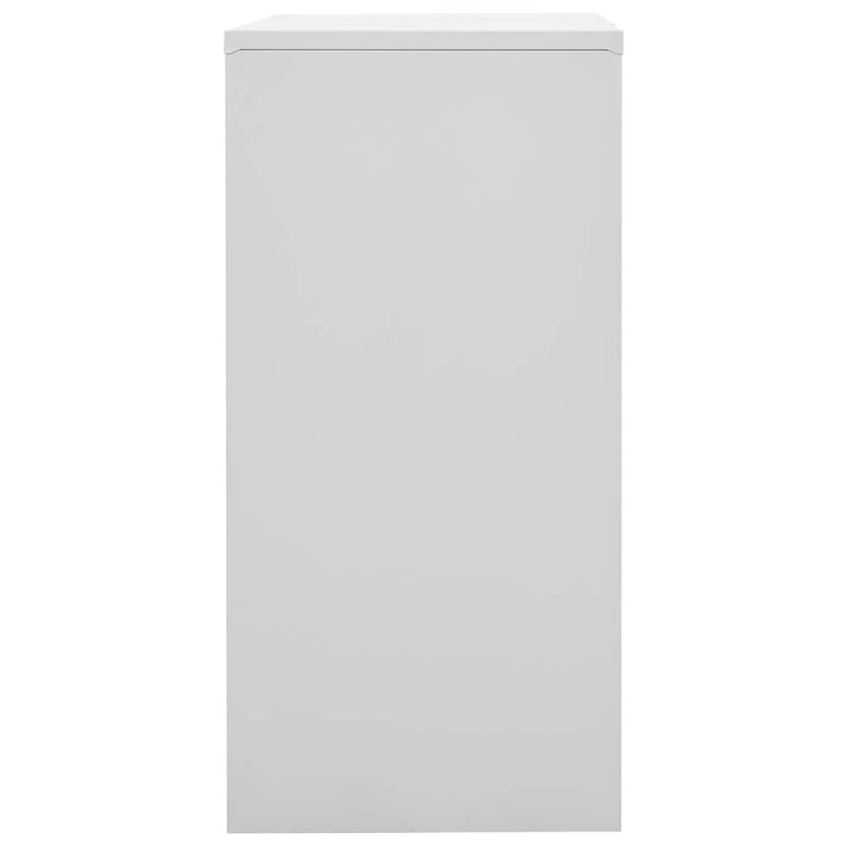 vidaXL Φοριαμός Ανοιχτό Γκρι / Μπλε 90 x 45 x 92,5 εκ. Ατσάλινος