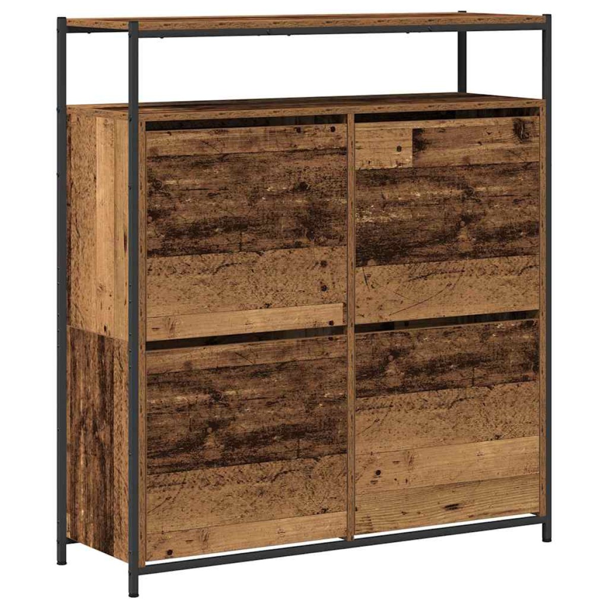 vidaXL Ντουλάπα Παπουτσιών 100 x 34 x 112 εκ Επεξεργασμένο Ξύλο