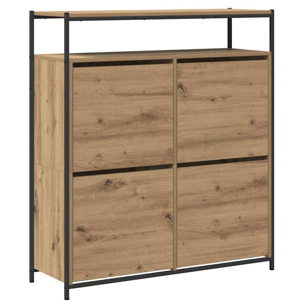 vidaXL Ντουλάπα Παπουτσιών 100 x 34 x 112 εκ Επεξεργασμένο Ξύλο