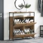 vidaXL Ντουλάπα Παπουτσιών 100 x 34 x 112 εκ Επεξεργασμένο Ξύλο