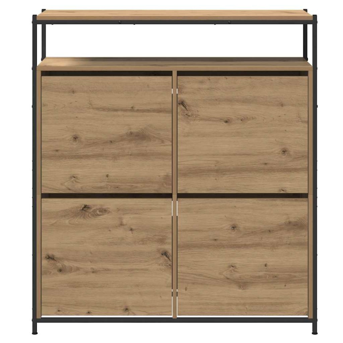 vidaXL Ντουλάπα Παπουτσιών 100 x 34 x 112 εκ Επεξεργασμένο Ξύλο