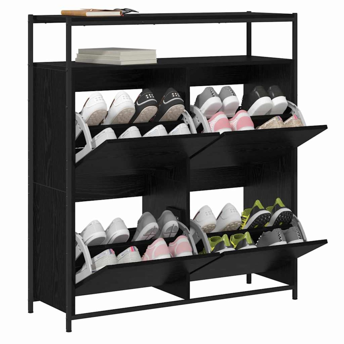 vidaXL Ντουλάπα Παπουτσιών 100 x 34 x 112 εκ Επεξεργασμένο Ξύλο