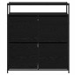 vidaXL Ντουλάπα Παπουτσιών 100 x 34 x 112 εκ Επεξεργασμένο Ξύλο