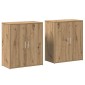 vidaXL Πλαϊνό γραφείο 2 τμχ. Artisan Oak 60 x 31 x 70 εκ