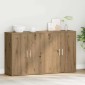 vidaXL Πλαϊνό γραφείο 2 τμχ. Artisan Oak 60 x 31 x 70 εκ