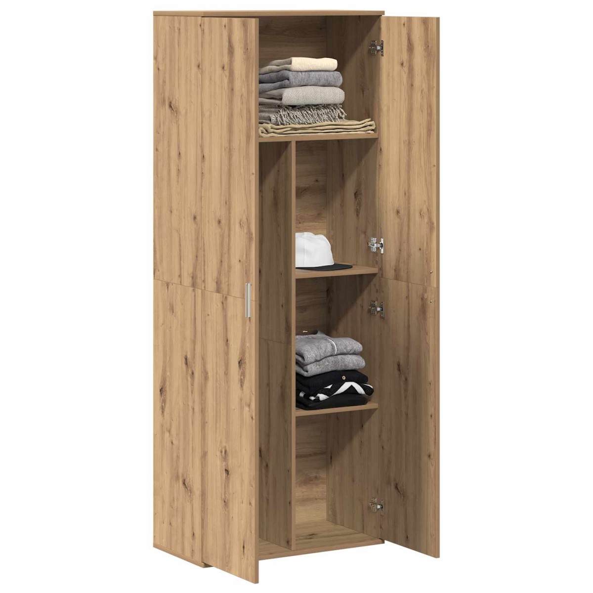vidaXL Highboard 70 x 33.5 x 180 εκ. Επεξεργασμένο Ξύλο Artisan Oak