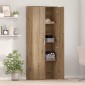 vidaXL Highboard 70 x 33.5 x 180 εκ. Επεξεργασμένο Ξύλο Artisan Oak