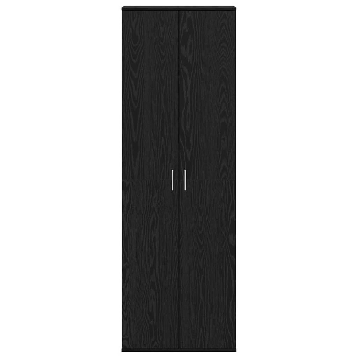 vidaXL Highboard 60 x 35 x 180 εκατοστά Επεξεργασμένο Ξύλο Μαύρη δρυς
