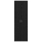 vidaXL Highboard 60 x 35 x 180 εκατοστά Επεξεργασμένο Ξύλο Μαύρη δρυς