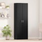 vidaXL Highboard 60 x 35 x 180 εκατοστά Επεξεργασμένο Ξύλο Μαύρη δρυς