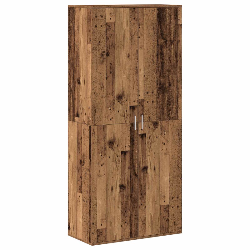 vidaXL Highboard 80 x 39 x 178 εκ Επεξεργασμένο Ξύλο Παλαιωμένο ξύλο