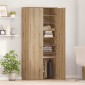 vidaXL Γραφείο 80 x 39 x 178 εκ Επεξεργασμένο Ξύλο artisan δρυς