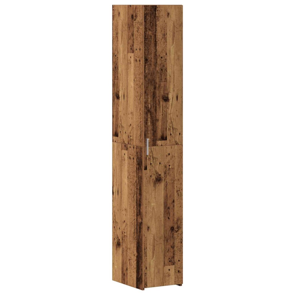 vidaXL Highboard Παλιό ξύλο 30 x 42,5 x 185 εκ