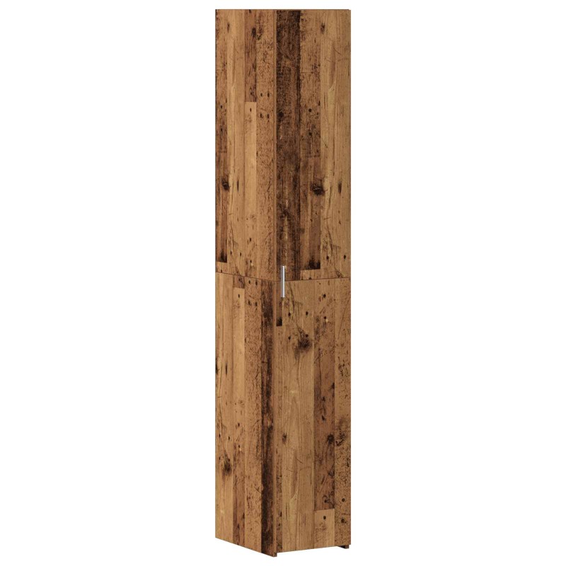 vidaXL Highboard Παλιό ξύλο 30 x 42,5 x 185 εκ