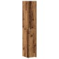 vidaXL Highboard Παλιό ξύλο 30 x 42,5 x 185 εκ