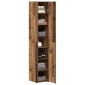 vidaXL Highboard Παλιό ξύλο 30 x 42,5 x 185 εκ