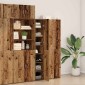vidaXL Highboard Παλιό ξύλο 30 x 42,5 x 185 εκ