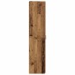 vidaXL Highboard Παλιό ξύλο 30 x 42,5 x 185 εκ