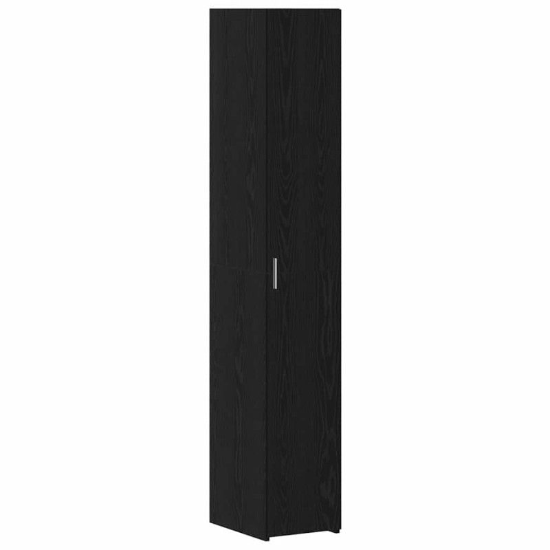 vidaXL Highboard Μαύρη Οξυά 30 x 42,5 x 185 εκ