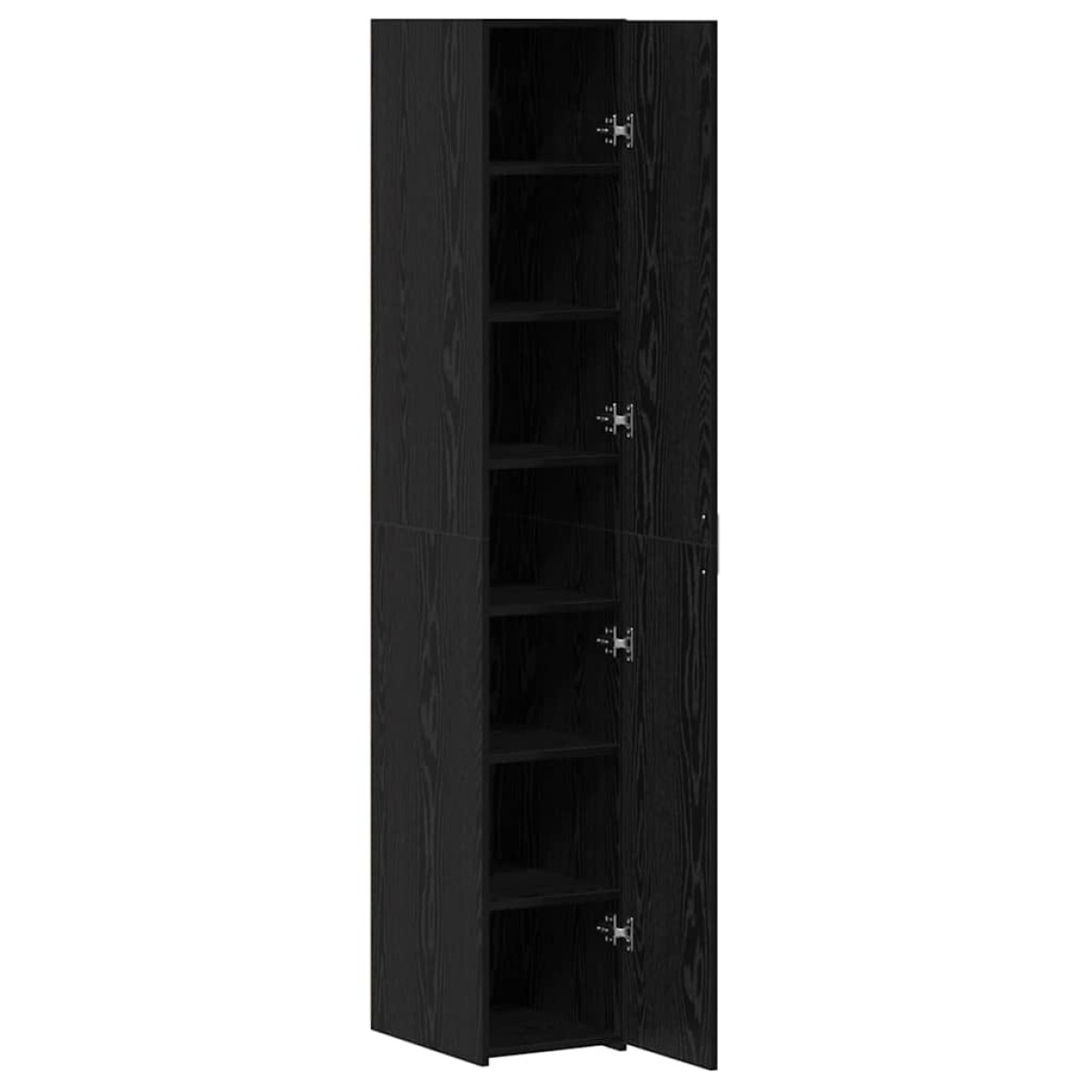 vidaXL Highboard Μαύρη Οξυά 30 x 42,5 x 185 εκ