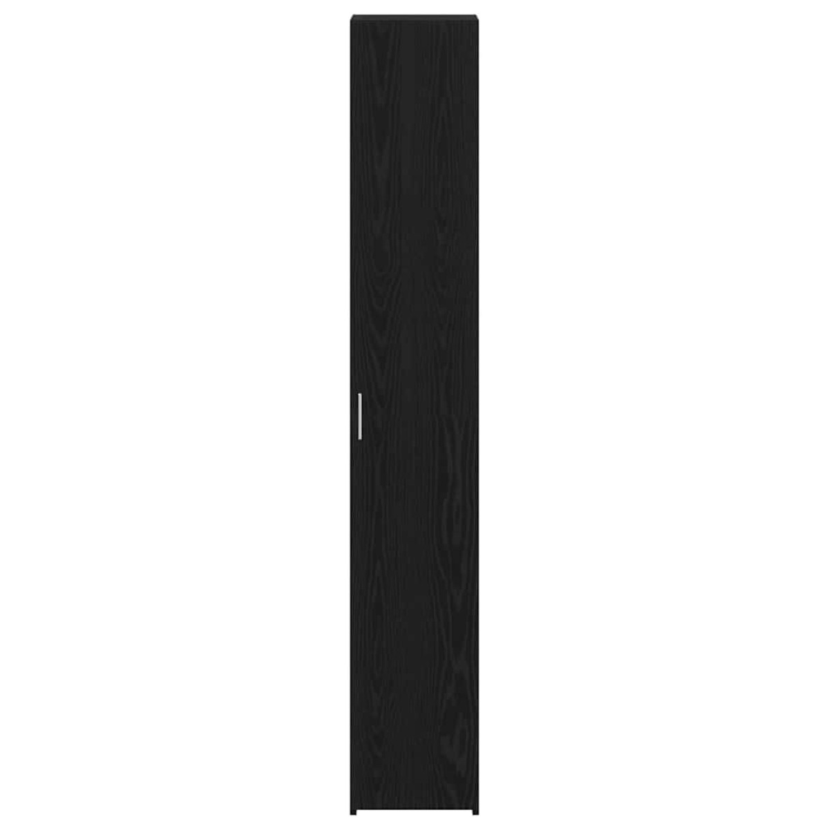 vidaXL Highboard Μαύρη Οξυά 30 x 42,5 x 185 εκ