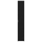 vidaXL Highboard Μαύρη Οξυά 30 x 42,5 x 185 εκ