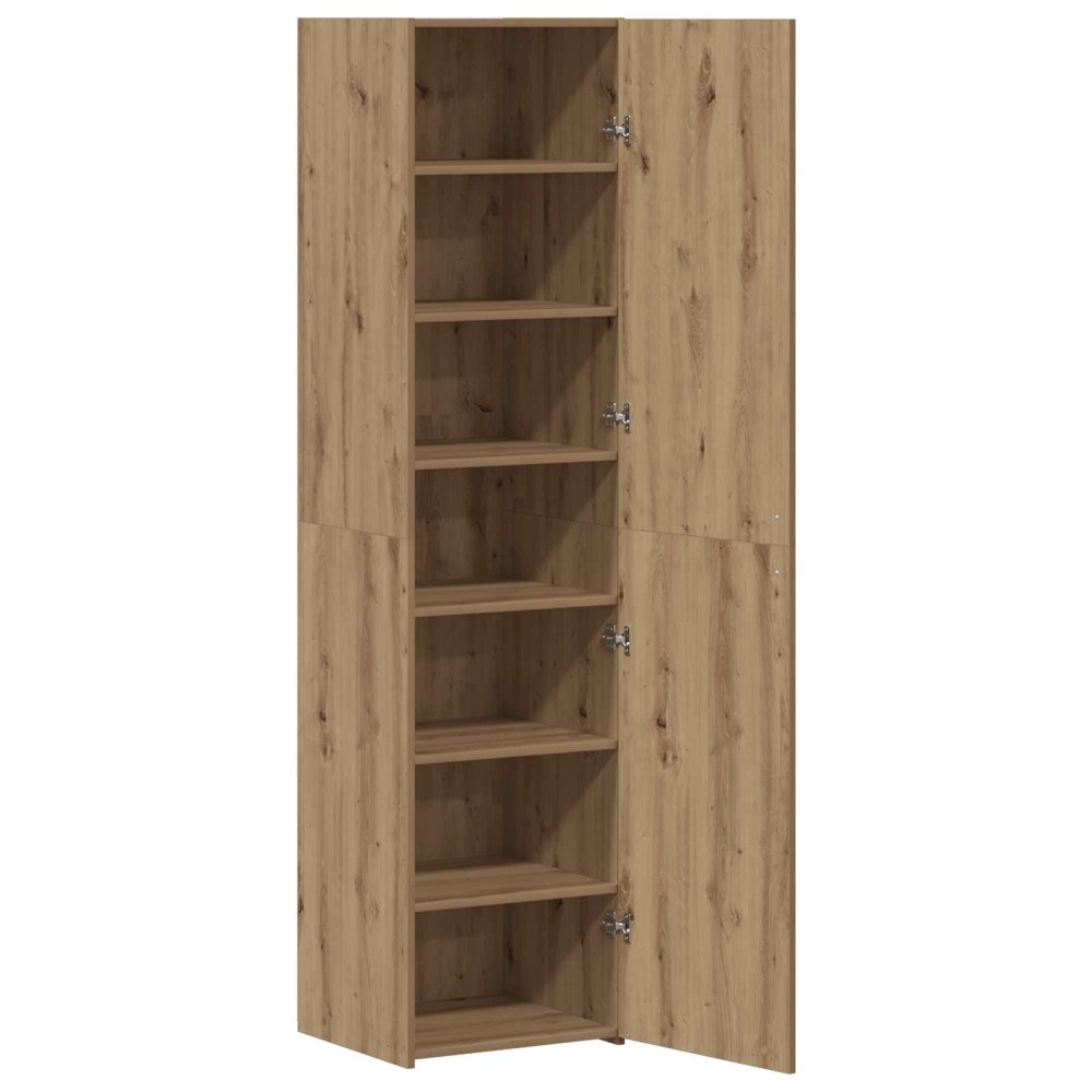 vidaXL Highboard Artisan Oak 45 x 42,5 x 185 εκ.