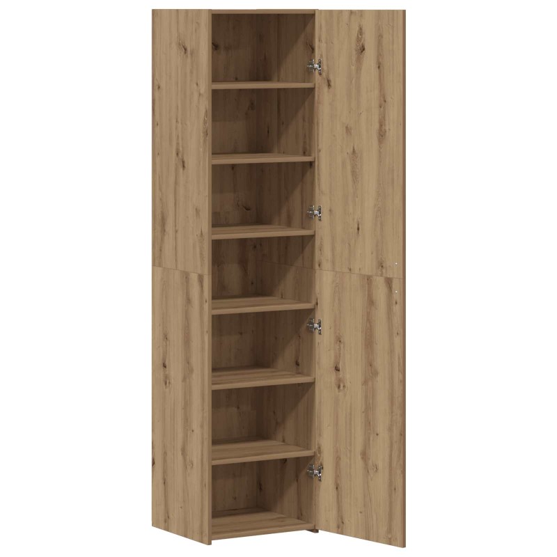 vidaXL Highboard Artisan Oak 45 x 42,5 x 185 εκ.