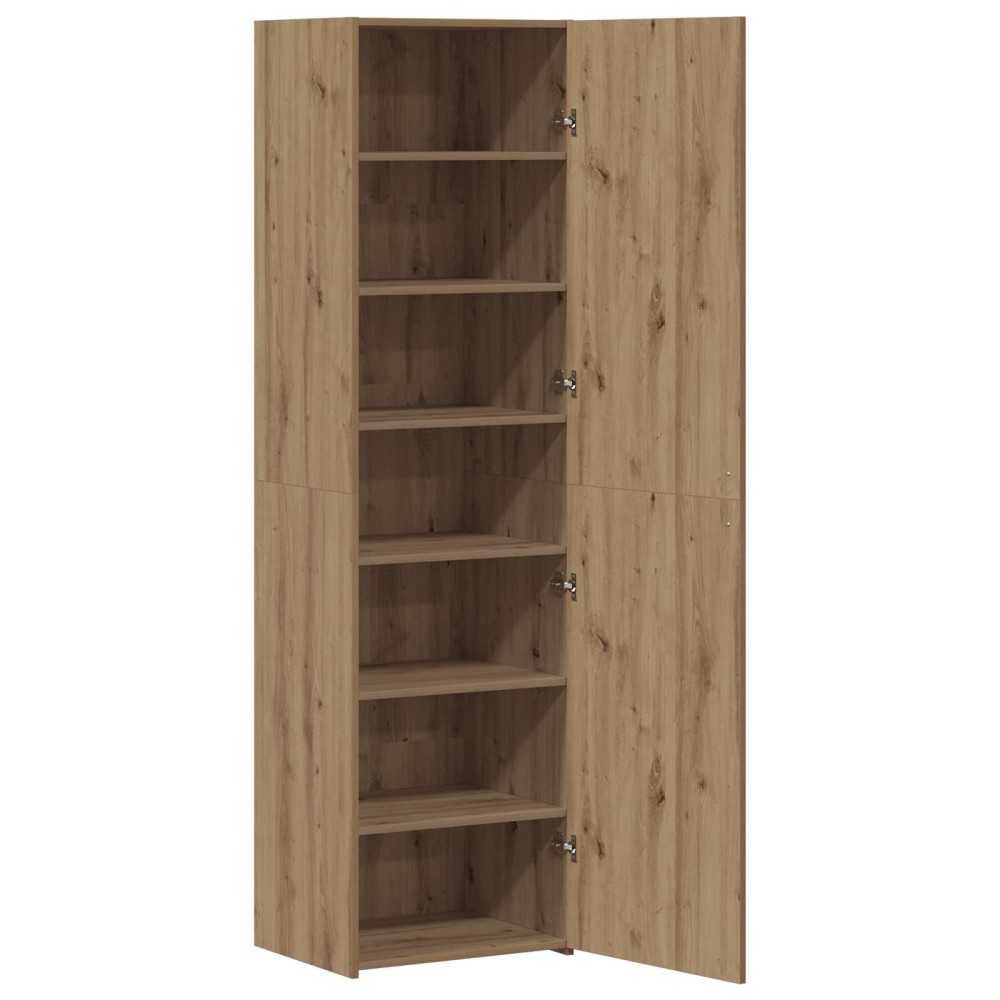 vidaXL Highboard Artisan Oak 50 x 42,5 x 185 εκ.