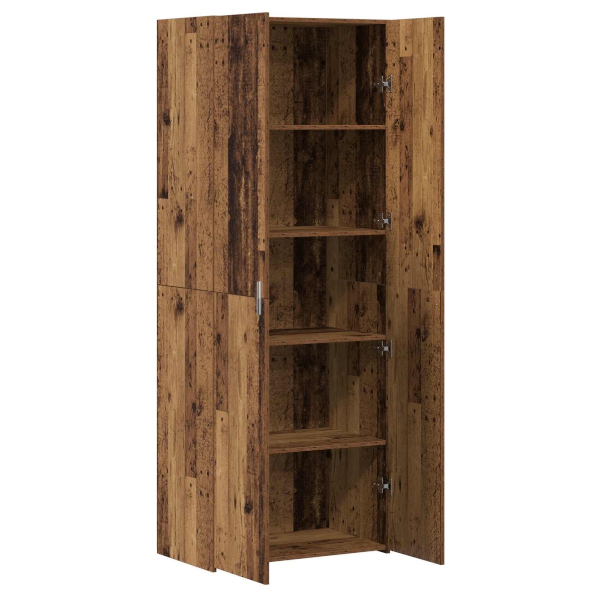 vidaXL Highboard Παλιό ξύλο 70 x 42,5 x 185 εκ