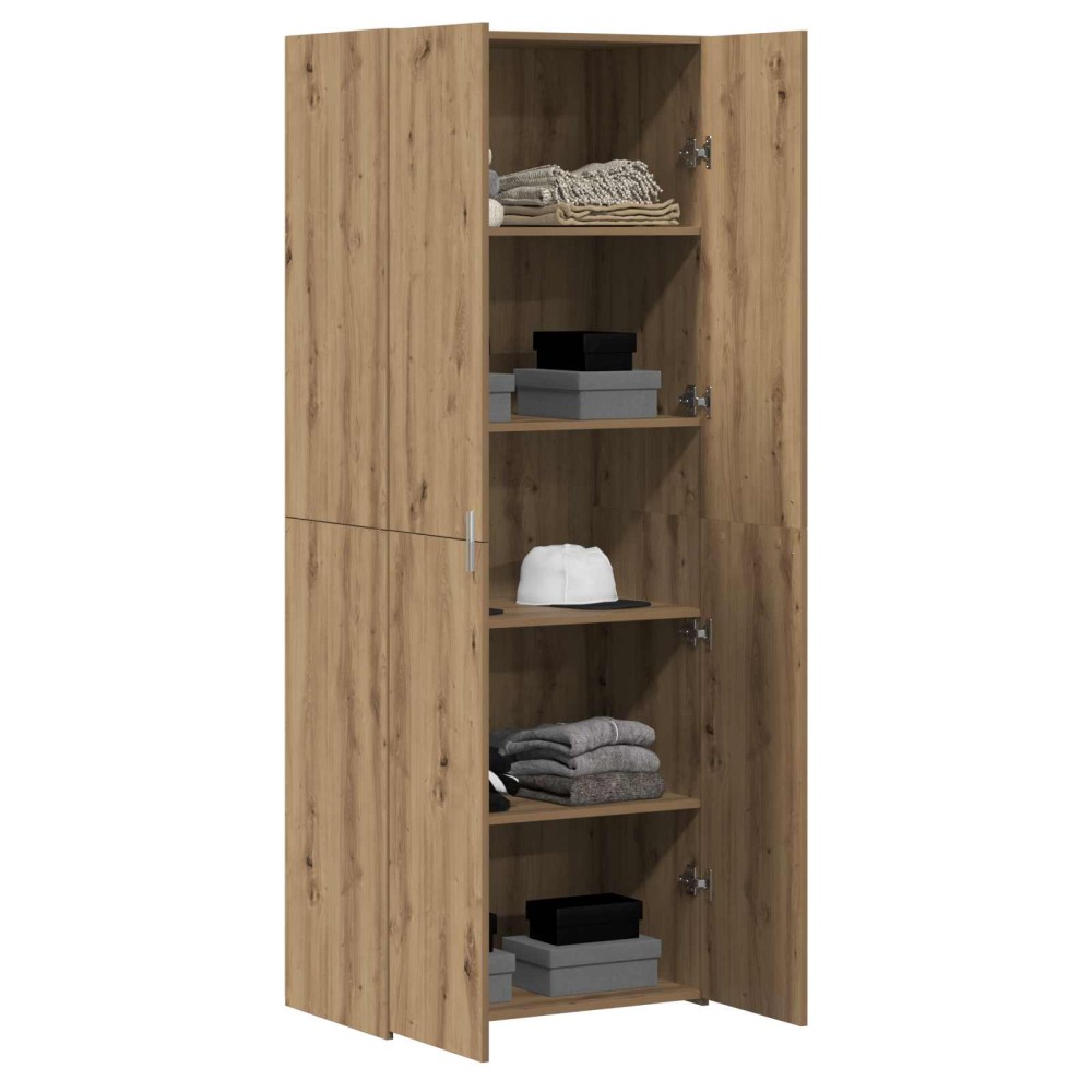 vidaXL Highboard Artisan Oak 70 x 42,5 x 185 εκ